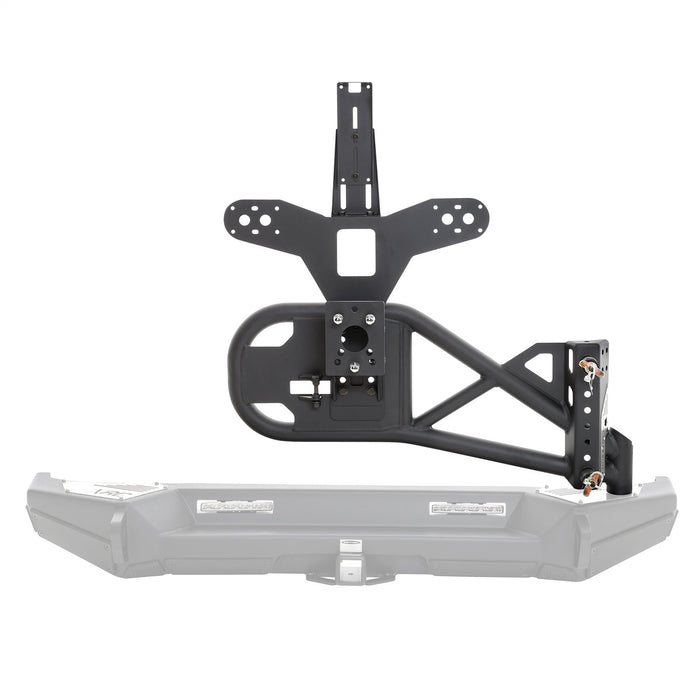 Smittybilt 76857LT Jeep JK XRC/SRC Gen2 Tire Carrier 2007-2018 Wrangler JK/Unlimited Light Texture Black Smittybilt - Truck Part Superstore