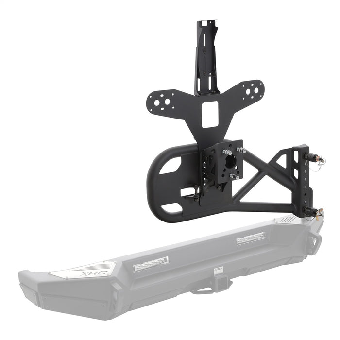 Smittybilt 76857LT Jeep JK XRC/SRC Gen2 Tire Carrier 2007-2018 Wrangler JK/Unlimited Light Texture Black Smittybilt - Truck Part Superstore