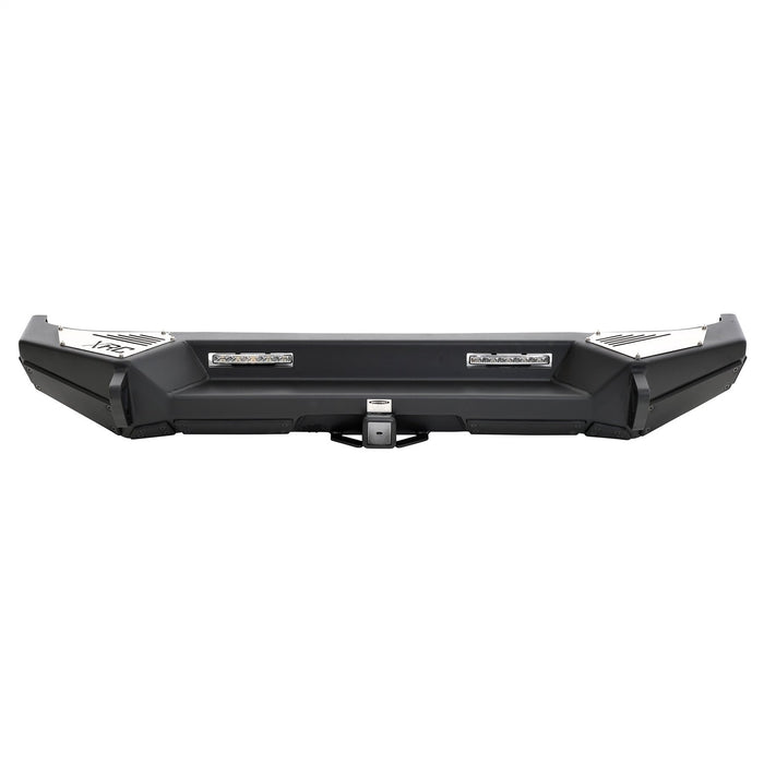 Smittybilt 76858LT Jeep JK XRC Gen2 Rear Bumper Receiver Hitch Mount D-Ring Mount 2007-2018 Wrangler JK/Unlimited Black Smittybilt - Truck Part Superstore
