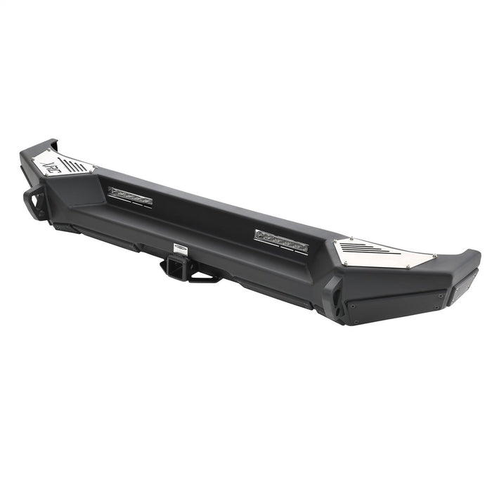 Smittybilt 76858LT Jeep JK XRC Gen2 Rear Bumper Receiver Hitch Mount D-Ring Mount 2007-2018 Wrangler JK/Unlimited Black Smittybilt - Truck Part Superstore