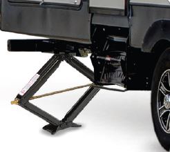 Husky Towing 76862 Scissor Mech 7500 LB Cap 24" Total Black Set of 2 - Truck Part Superstore