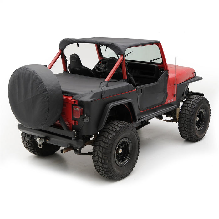 Smittybilt 76866 XRC Front Tube Fenders 76-86 CJ7 Black Powder Coat Smittybilt - Truck Part Superstore