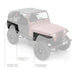 Smittybilt 76866 XRC Front Tube Fenders 76-86 CJ7 Black Powder Coat Smittybilt - Truck Part Superstore
