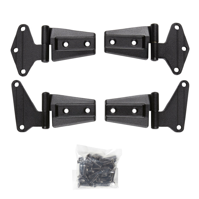 Smittybilt 7687 Door Hinges 07-18 Wrangler JK 2/4 DR Black Smittybilt - Truck Part Superstore
