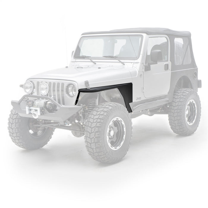 Smittybilt 76872 XRC Front Tube Fenders 97-06 Wrangler TJ/LJ Black Textured Smittybilt - Truck Part Superstore