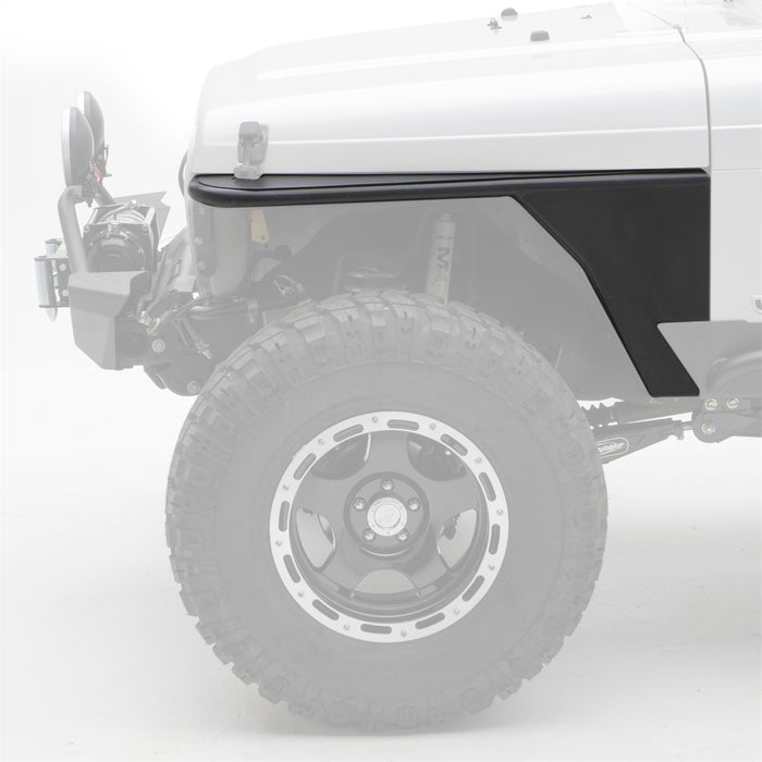 Smittybilt 76872 XRC Front Tube Fenders 97-06 Wrangler TJ/LJ Black Textured Smittybilt - Truck Part Superstore