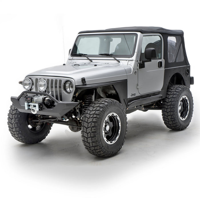 Smittybilt 76872 XRC Front Tube Fenders 97-06 Wrangler TJ/LJ Black Textured Smittybilt - Truck Part Superstore