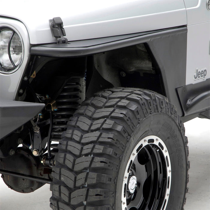 Smittybilt 76872 XRC Front Tube Fenders 97-06 Wrangler TJ/LJ Black Textured Smittybilt - Truck Part Superstore
