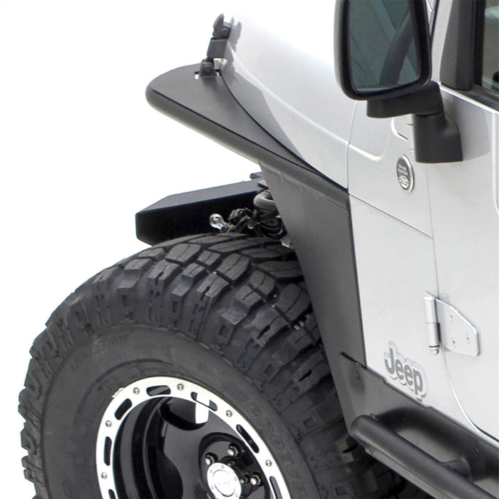 Smittybilt 76872 XRC Front Tube Fenders 97-06 Wrangler TJ/LJ Black Textured Smittybilt - Truck Part Superstore