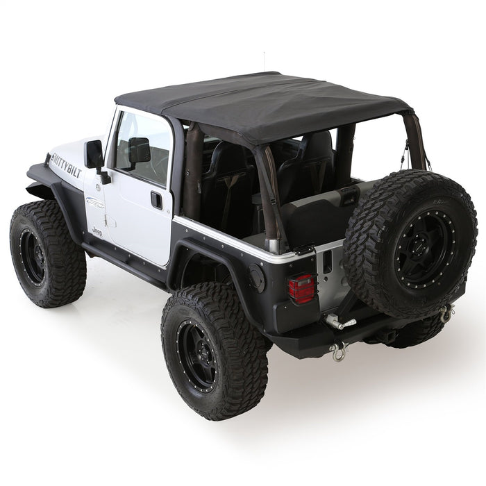 Smittybilt 76873 XRC Front Tube Fenders 97-06 Wrangler TJ/LJ 3 Inch Flare Black Textured Smittybilt - Truck Part Superstore