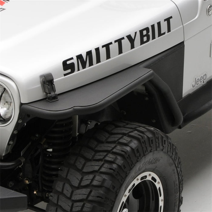 Smittybilt 76873 XRC Front Tube Fenders 97-06 Wrangler TJ/LJ 3 Inch Flare Black Textured Smittybilt - Truck Part Superstore