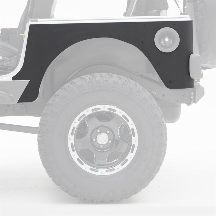 Smittybilt 76874 XRC Rear Corner Guards 97-06 Wrangler TJ and Rubicon Black Textured Smittybilt - Truck Part Superstore