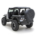 Smittybilt 76874 XRC Rear Corner Guards 97-06 Wrangler TJ and Rubicon Black Textured Smittybilt - Truck Part Superstore