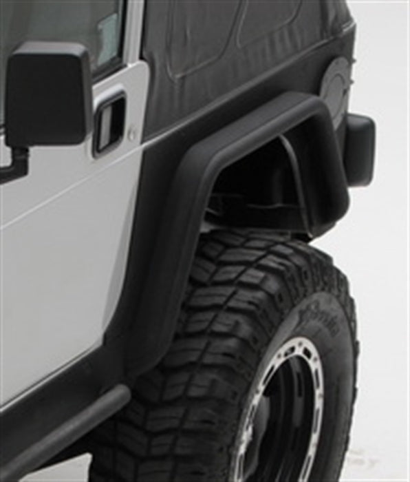 Smittybilt 76878 XRC Rear Corner Guards 76-86 CJ7 Black Textured Smittybilt - Truck Part Superstore
