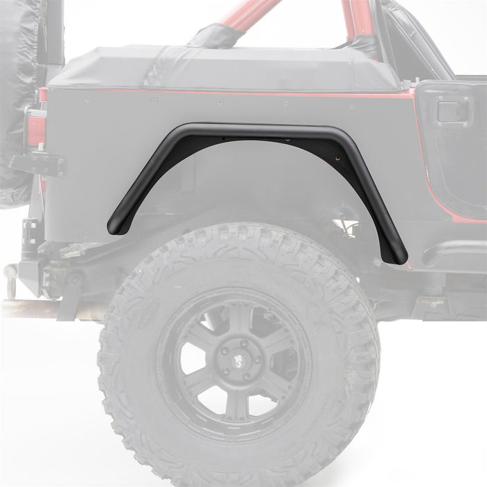 Smittybilt 76877 XRC Rear 3 Inch Fender Flares 87-95 Wrangler YJ Black Textured Smittybilt - Truck Part Superstore