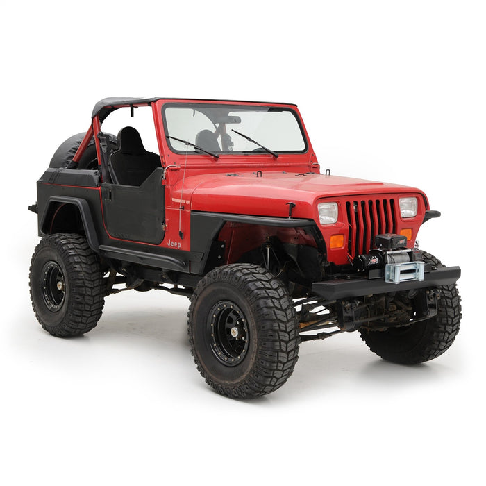 Smittybilt 76877 XRC Rear 3 Inch Fender Flares 87-95 Wrangler YJ Black Textured Smittybilt - Truck Part Superstore