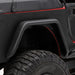Smittybilt 76877 XRC Rear 3 Inch Fender Flares 87-95 Wrangler YJ Black Textured Smittybilt - Truck Part Superstore