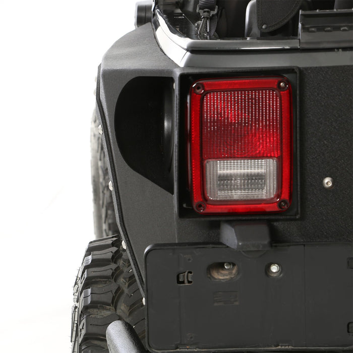Smittybilt 76881 XRC Rear Corner Guards 07-18 Wrangler JK 2DR Black Textured Smittybilt - Truck Part Superstore