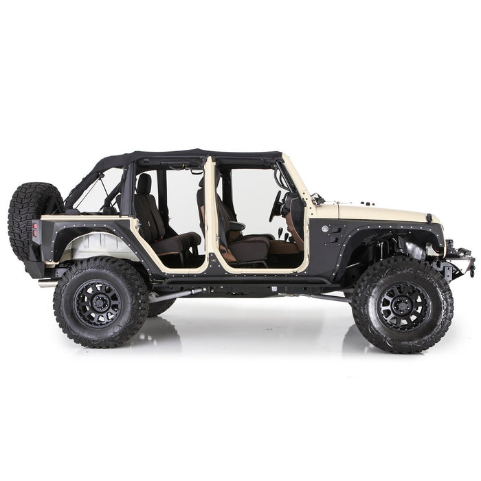 Smittybilt 76887 XRC Body Cladding 07-18 Wrangler JK 4DR Black Textured Smittybilt - Truck Part Superstore