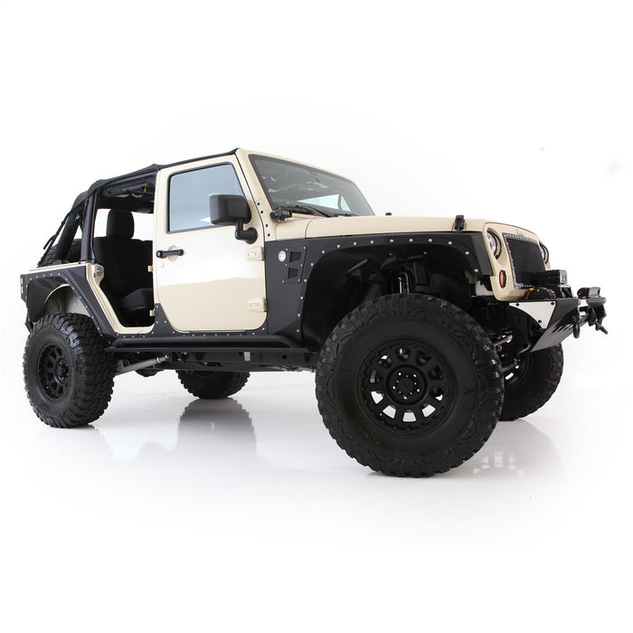 Smittybilt 76887 XRC Body Cladding 07-18 Wrangler JK 4DR Black Textured Smittybilt - Truck Part Superstore