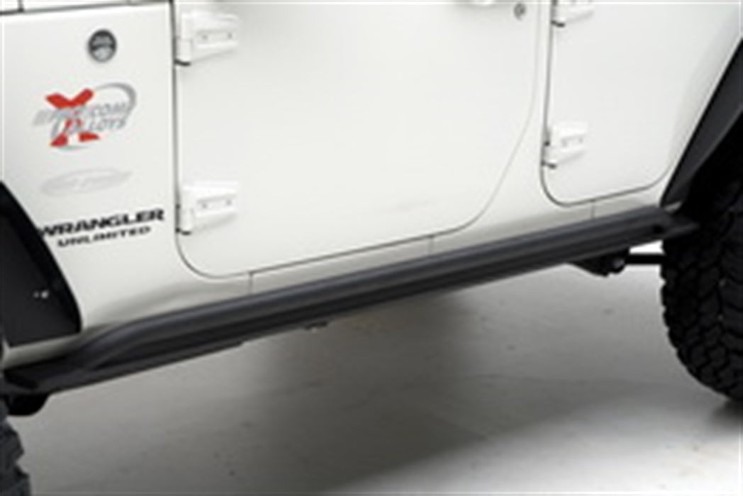 Smittybilt 76895 XRC Rock Sliders 07-18 Wrangler JK 4DR No Step Black Textured Smittybilt - Truck Part Superstore