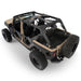 Smittybilt 76902 SRC Cage Kit 6 Piece 07-10 Wrangler JK 4 DR Gloss Black Smittybilt - Truck Part Superstore
