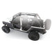 Smittybilt 76902 SRC Cage Kit 6 Piece 07-10 Wrangler JK 4 DR Gloss Black Smittybilt - Truck Part Superstore