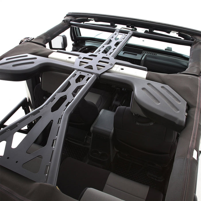 Smittybilt 76904 SRC Cage Kit 6 Piece 10-18 Wrangler JK 4 DR Gloss Black Smittybilt - Truck Part Superstore
