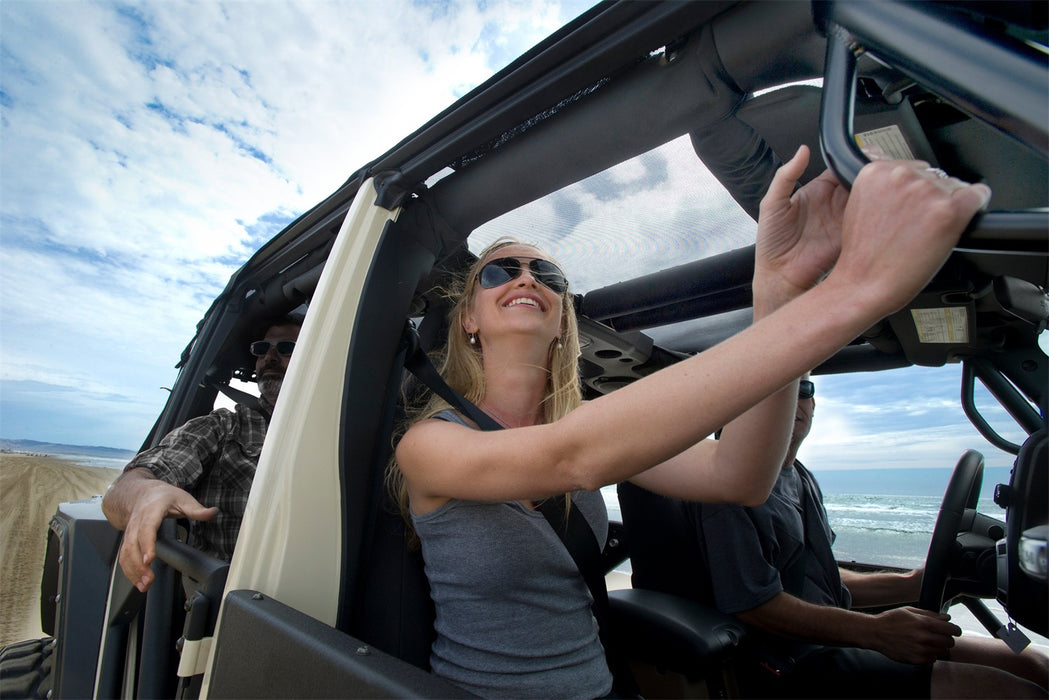 Smittybilt 76904 SRC Cage Kit 6 Piece 10-18 Wrangler JK 4 DR Gloss Black Smittybilt - Truck Part Superstore