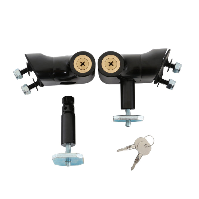 Smittybilt 7691 Locking Hood Catch Kit 97-06 Wrangler TJ Black Smittybilt - Truck Part Superstore