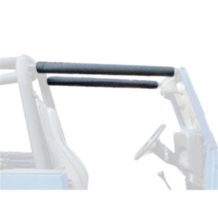 Rampage 769115 Roll Bar Padding Kit; Black Denim; Pair; For Window Braces; - Truck Part Superstore