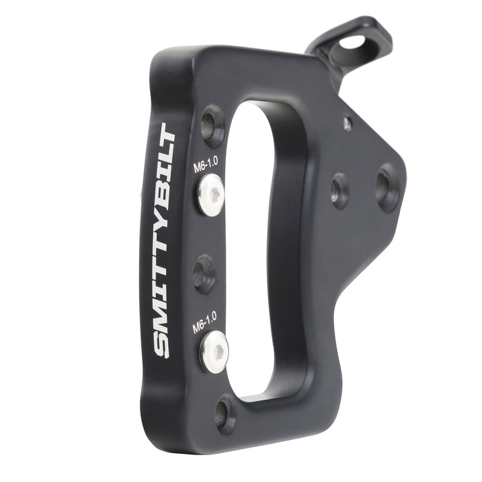 Smittybilt 76931 Jeep JK Grab Handles Front Aluminum 2007-2018 Jeep Wrangler 2DR/4DR Pair Black Smittybilt - Truck Part Superstore