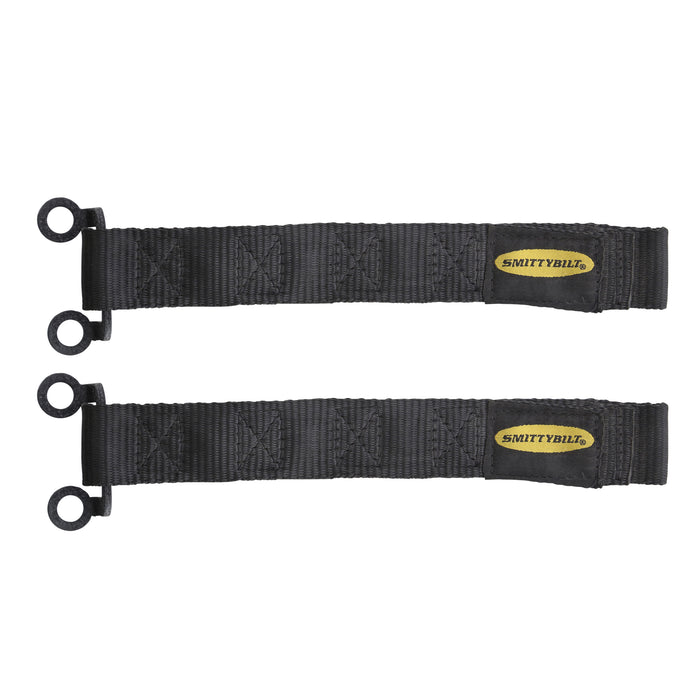 Smittybilt 769401 Door Strap Adjustable Pair Black Smittybilt - Truck Part Superstore