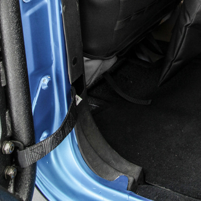 Smittybilt 769401 Door Strap Adjustable Pair Black Smittybilt - Truck Part Superstore