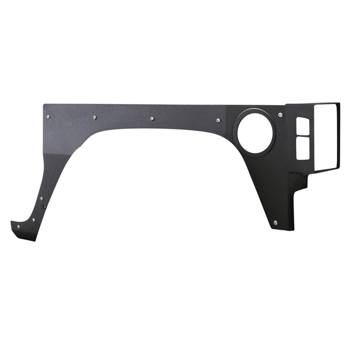 Smittybilt 76981 XRC Flat Armor Skins Front 07-18 Wrangler JK 2 DR Black Textured Smittybilt - Truck Part Superstore