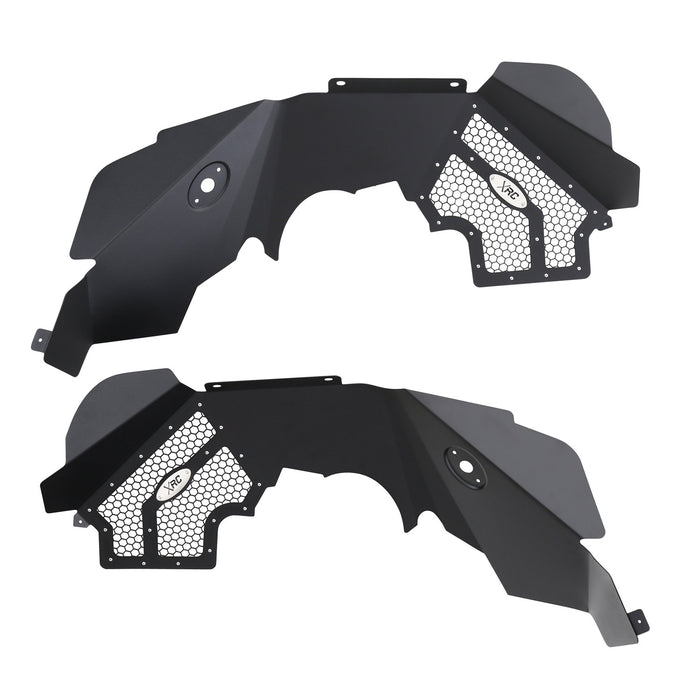 Smittybilt 76984 Jeep JK Front Inner Fender Liners Aluminum 2007-2018 Wrangler JK Black Pair Smittybilt - Truck Part Superstore