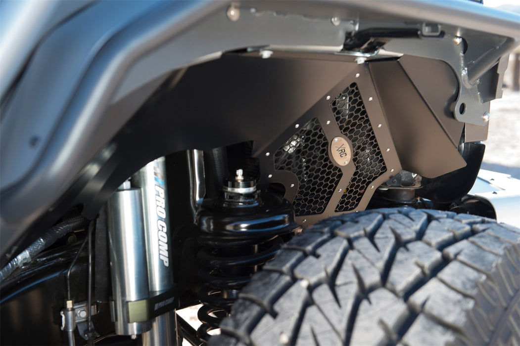 Smittybilt 76984 Jeep JK Front Inner Fender Liners Aluminum 2007-2018 Wrangler JK Black Pair Smittybilt - Truck Part Superstore