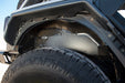 Smittybilt 76986 Rear Fender Liner; Black w/Silver Mesh; - Truck Part Superstore