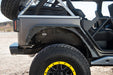 Smittybilt 76986 Rear Fender Liner; Black w/Silver Mesh; - Truck Part Superstore