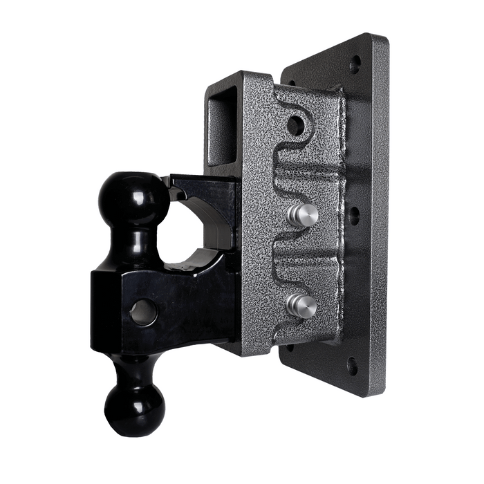 GEN-Y Hitch GH-723 MEGA-DUTY 2.5" Bolt-On 6" Drop 3K TW 21K Hitch with Dual-Ball & Pintle Lock - Truck Part Superstore