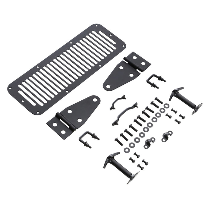 Smittybilt 7699 Complete Hood Kit 76-95 Wrangler TJ/CJ Black Smittybilt - Truck Part Superstore