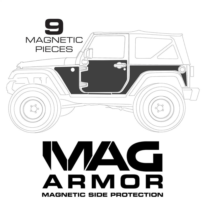 Smittybilt 76992 MAG Armor Skins 07-18 Wrangler JK 2 DR Set of 9 Smittybilt - Truck Part Superstore