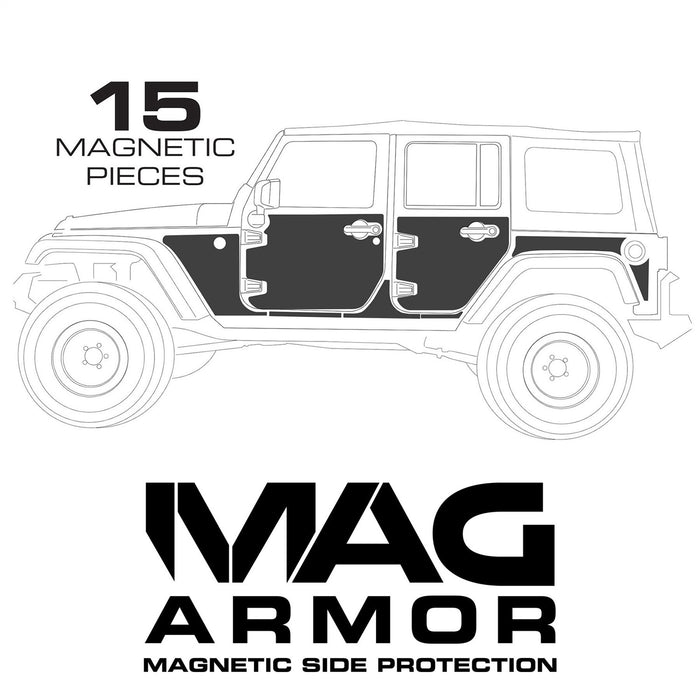 Smittybilt 76994 MAG Armor Skins 07-18 Wrangler JK 4 DR Set of 15 Smittybilt - Truck Part Superstore