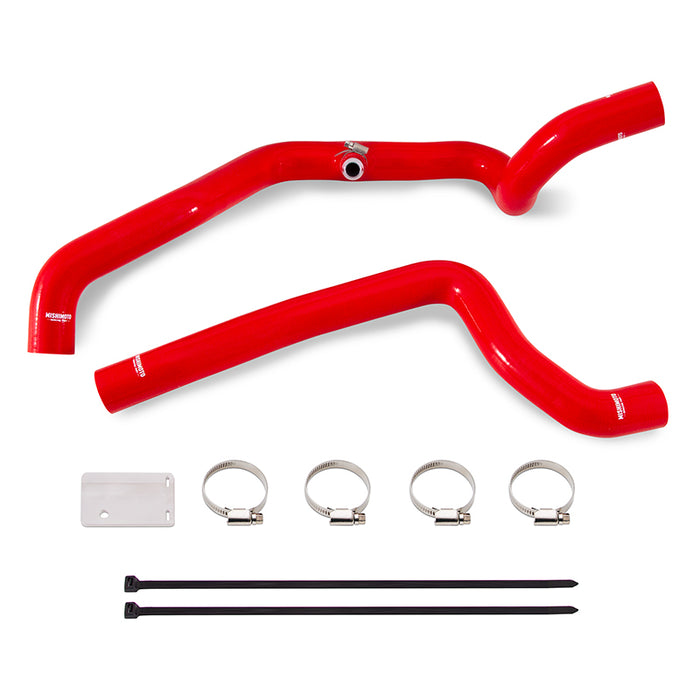 Mishimoto MMHOSE-JLH-18RD Jeep Wrangler JL 2.0L Silicone Radiator Hose Kit, 2018+, Red - Truck Part Superstore