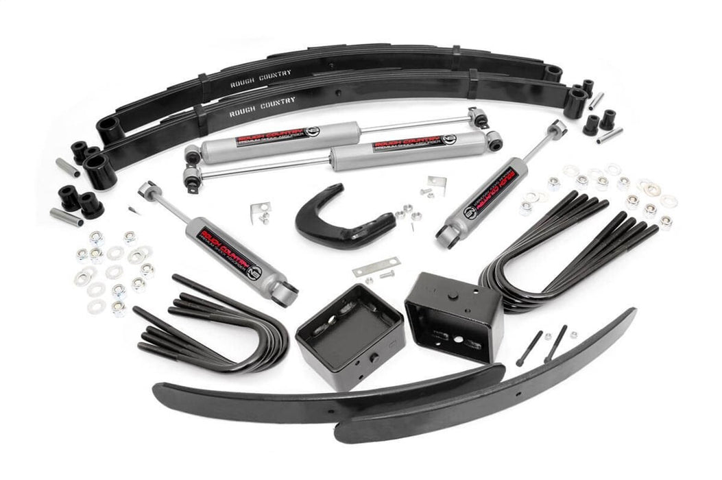 Rough Country 160.20 Suspension Lift Kit w/Shocks; 6 in. Lift; - Truck Part Superstore