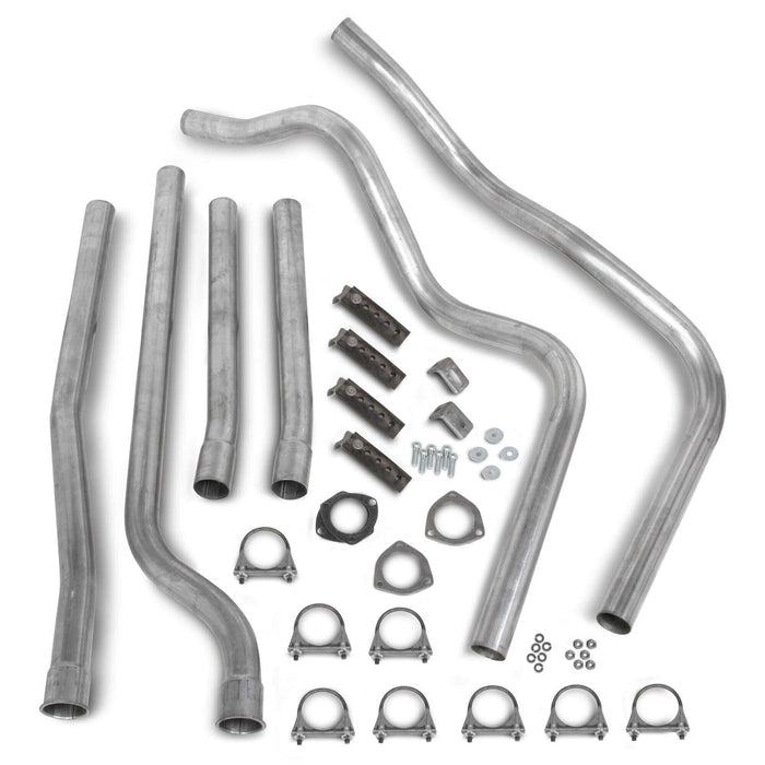 Hooker 7700HKR Header Back Exhaust System Kit; 2.25 in. Tube; Incl. Tubing/Hardware; - Truck Part Superstore
