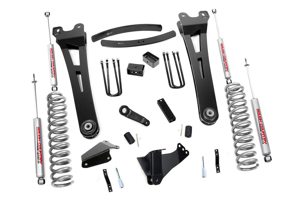 Rough Country 536.20 Radius Arm Lift Kit w/Shocks; 6 in. Lift; - Truck Part Superstore