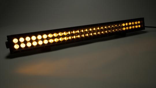 Southern Truck 77030 30.0 Inch Amber/White LED Light Bar Double Row Straight Combo Flood/Beam 72W DT Harness 79904 10,800 Lumens Southern Truck Lifts - Truck Part Superstore