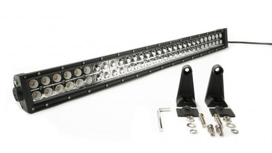 Southern Truck 77030 30.0 Inch Amber/White LED Light Bar Double Row Straight Combo Flood/Beam 72W DT Harness 79904 10,800 Lumens Southern Truck Lifts - Truck Part Superstore