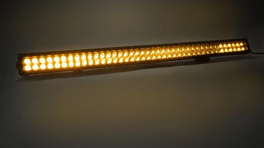 Southern Truck 77050 50.0 Inch Amber/White LED Light Bar Double Row Straight Combo Flood/Beam 72W DT Harness 79904 18,000 Lumens Southern Truck Lifts - Truck Part Superstore